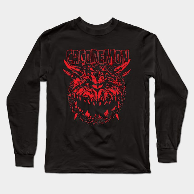 Cacodemon Long Sleeve T-Shirt by Daletheskater